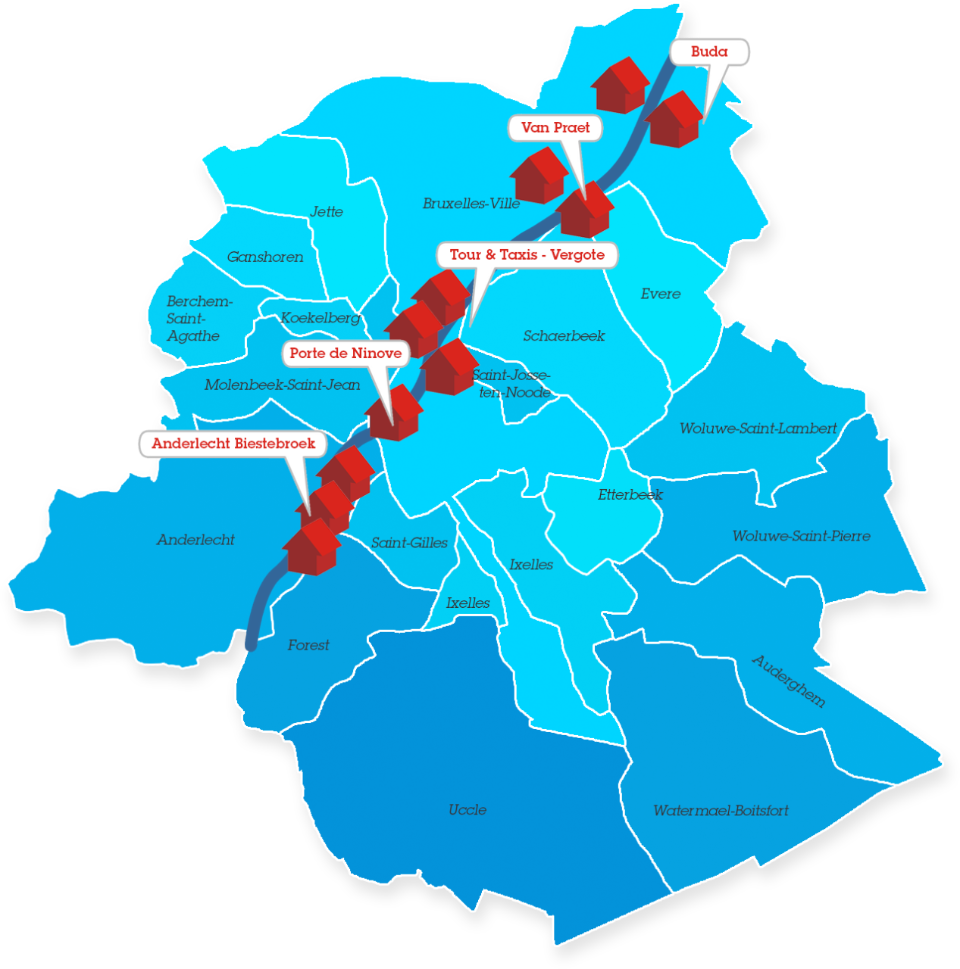 Projets immobilers le long du canal à Bruxelles plan-canal-bruxelles