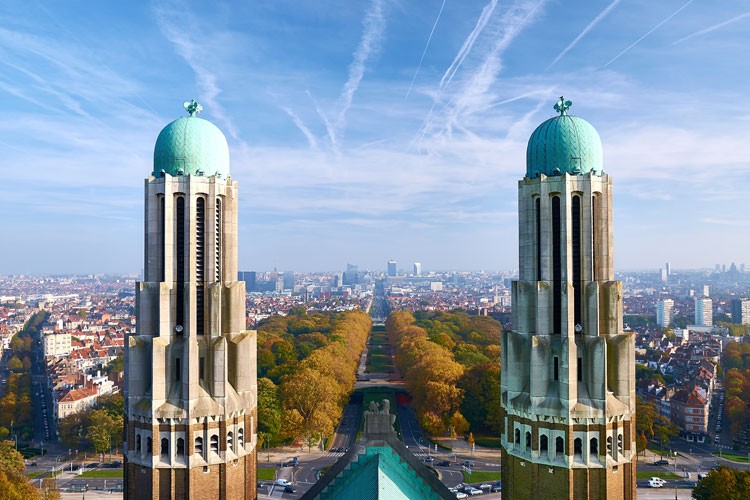 Vue sur Bruxelles depuis la Basilique de Koekelberg panorama-basilique-koekelberg