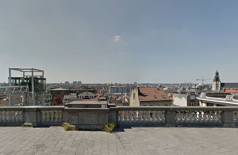 Panorama sur Bruxelles depuis la place Poelaert panorama-poelaert